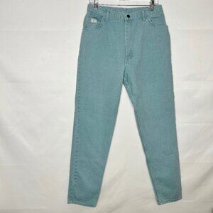 Vintage Wrangler Women’s Jeans sz 14 Light Teal Green Women High Waist Western